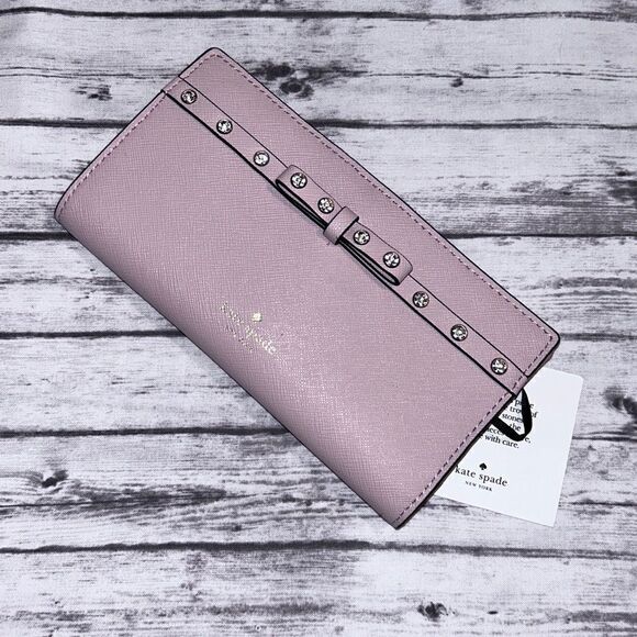 Kate Spade New York Laurel Way Jeweled Stacy wallet - Picture 3 of 12